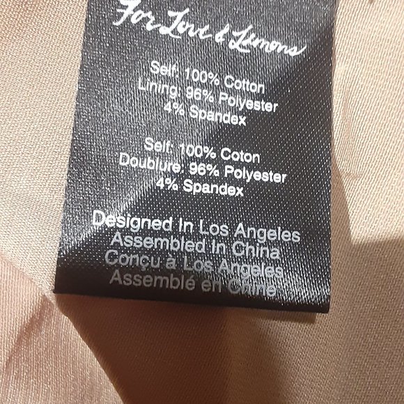 NEW FOR LOVE & LEMONS BLACK EYELET SWING DRESS SIZE S - Picture 7 of 9